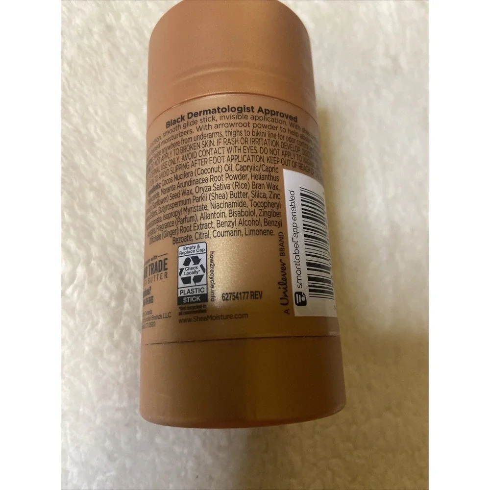 Shea Moisture Coconut & Hibiscus Whole Body Invisible Stick Deodorant 2.6 oz
